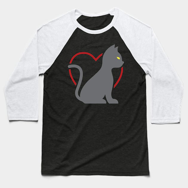 Cats - 018 Baseball T-Shirt by SanTees